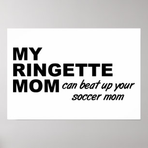 Ringette Mum Funny Poster