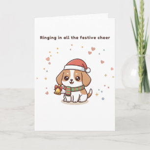 Ringing in All the Festive Cheer Cute Puchi Dōsh Card