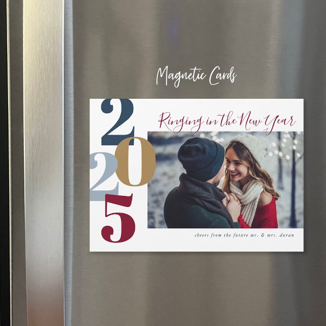 Ringing in the New Year Engagement Photo Card (Creator Uploaded)