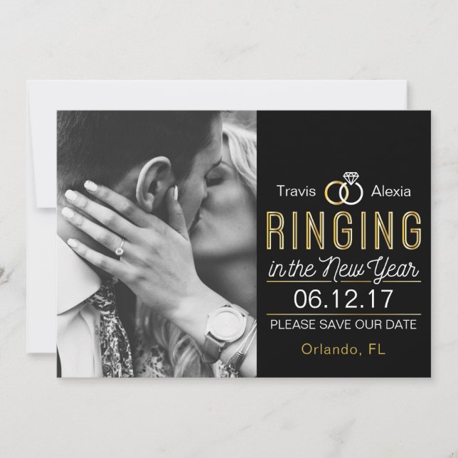 Ringing In The New Year Save The Date (Front)