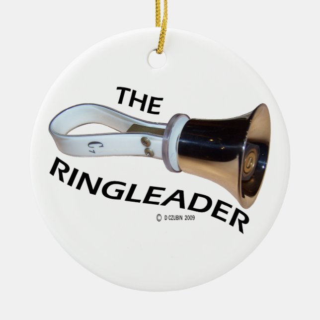 Ringleader Ceramic Tree Decoration (Front)