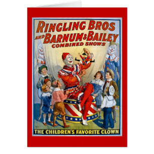 Ringling Brothers & Barnum & Bailey Vintage Clown
