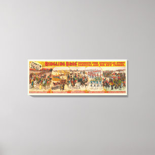 Ringling Brothers Street Carnival & Big New Parade Canvas Print
