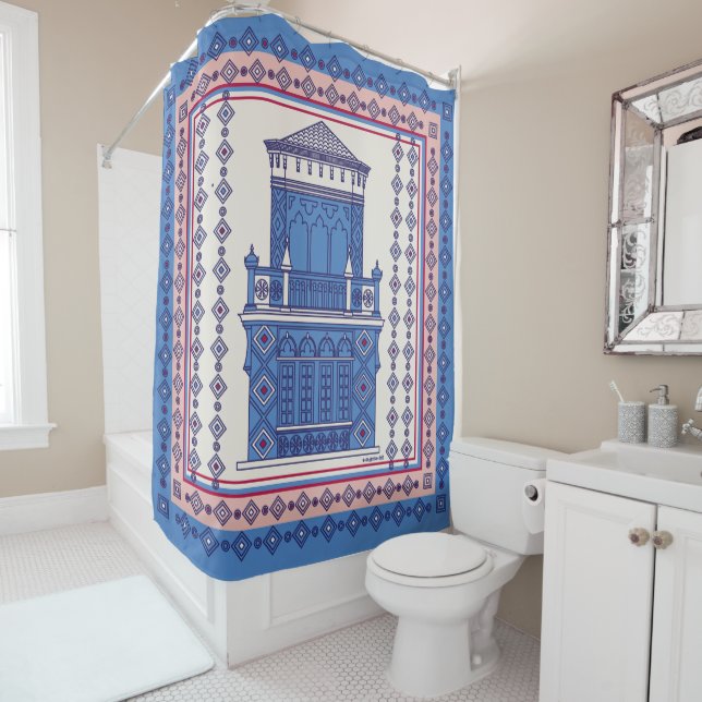 Ringling Tower Sarasota  Shower Curtain (In Situ)
