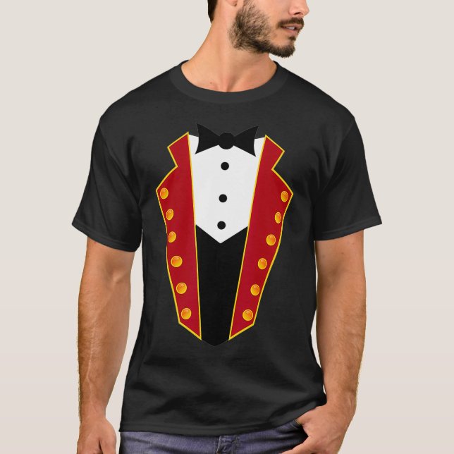 Ringmaster Costume Circus Showman Party  Gift T-Shirt (Front)