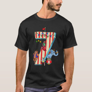 Ringmaster Kids 7th Birthday Carnival Circus Theme T-Shirt