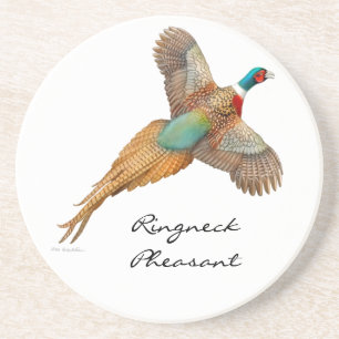 Ringneck Pheasant Customisable Coaster
