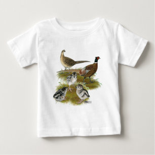 Ringneck Pheasant Family Baby T-Shirt