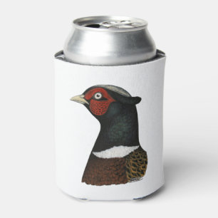 Ringneck Pheasant Head Can Cooler