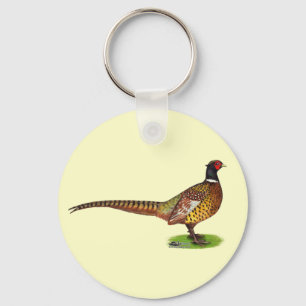 Ringneck Pheasant Rooster Key Ring