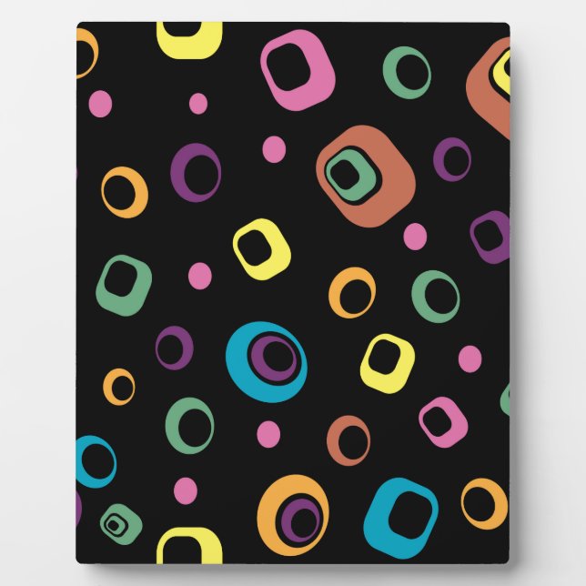 Rings Abstract art Plaque (Front)