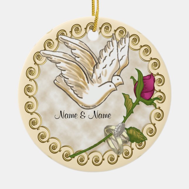Rings Dove ornament (Front)