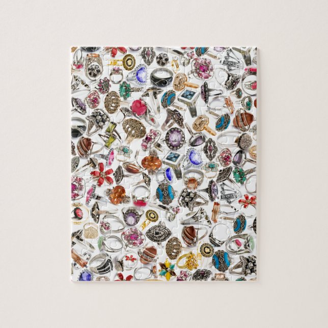 rings jewellery jigsaw puzzle (Vertical)