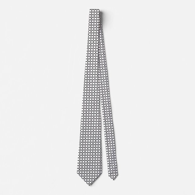 Rings Pattern Tie (Front)