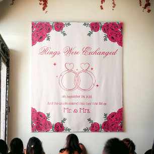 Rings Were Exchanged Tapestry