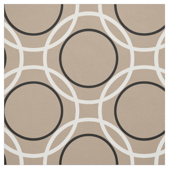 Rings white & black + your backgr. & ideas fabric (Swatch)