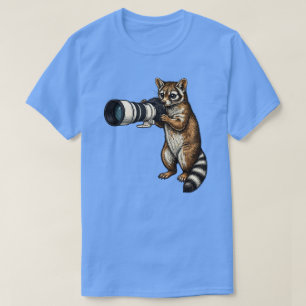 Ringtail Wildlife Photographer Camera Lens T-Shirt