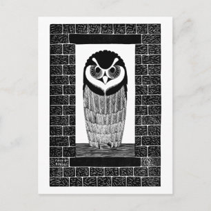 Ringuil (Owl) (1914) - Samuel Jessurun de Mesquita Postcard