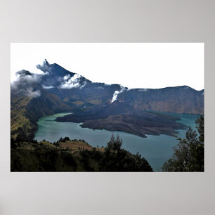 Rinjani Crater Poster