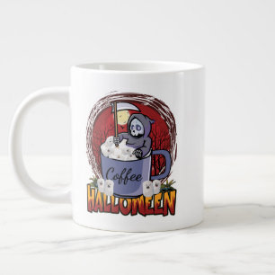 rink Coffee And Be Scary Large Coffee Mug