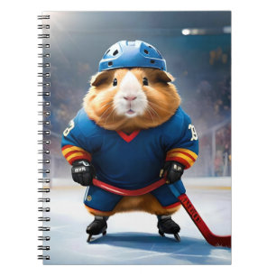 "Rink Rookie: The Ice Hockey Guinea Pig" Notebook