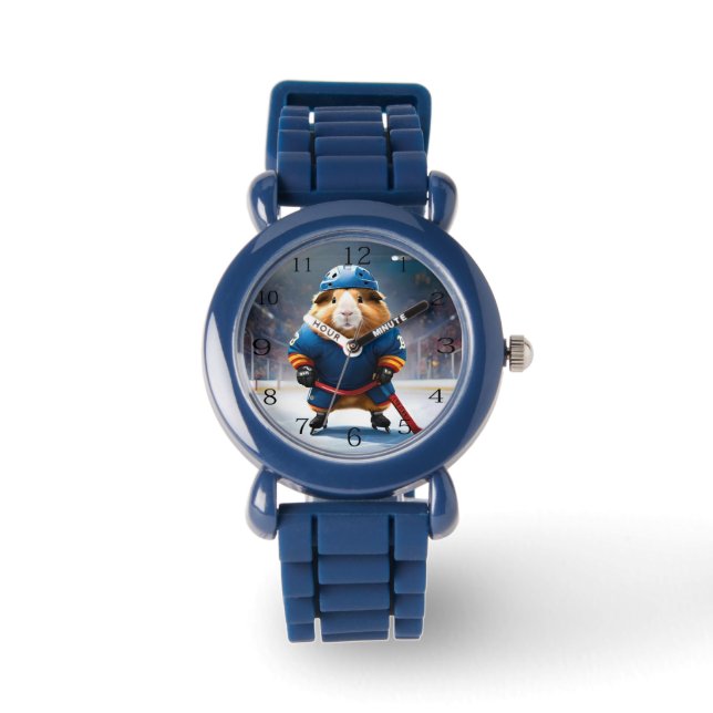 "Rink Rookie: The Ice Hockey Guinea Pig" Watch (Front)