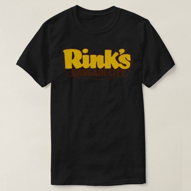 Rinks Bargain City Retro Defunct Cincinnati Discou T-Shirt (Design Front)