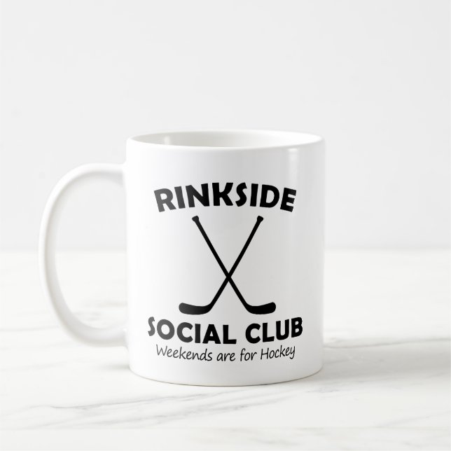 Rinkside Social Club Mother's Day Gift Hockey Mum Coffee Mug (Left)