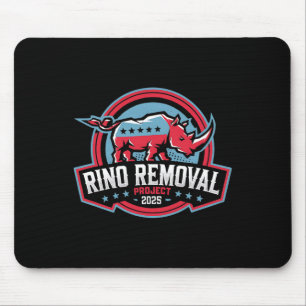 Rino Removal Project Rrp Funny Trump Conservative Mouse Mat