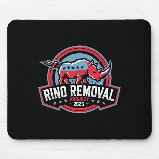 Rino Removal Project Rrp Funny Trump Conservative  Mouse Mat (Front)