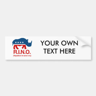 RINO - Republican in name only.png Bumper Sticker