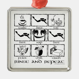 Rinse and Repeat Ornament