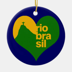 rio 2014 brasil ceramic tree decoration