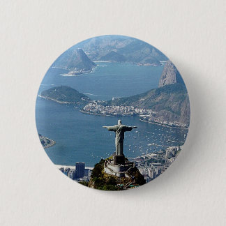 Rio, blessed Rio. 6 Cm Round Badge