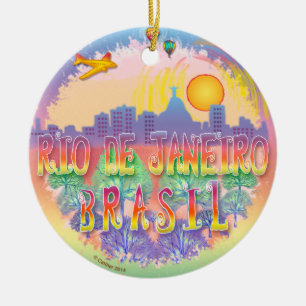 Rio Ceramic Tree Decoration