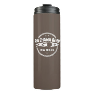 Rio Chama River New Mexico Kayaking Thermal Tumbler