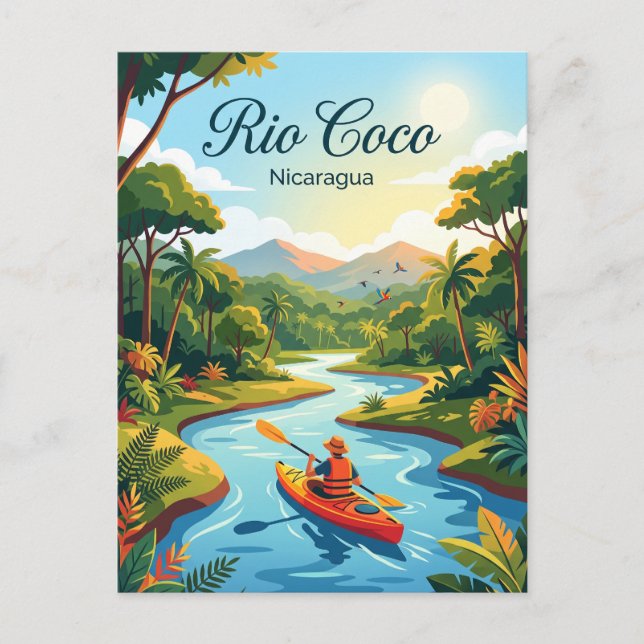 Rio Coco Nicaragua Postcard (Front)