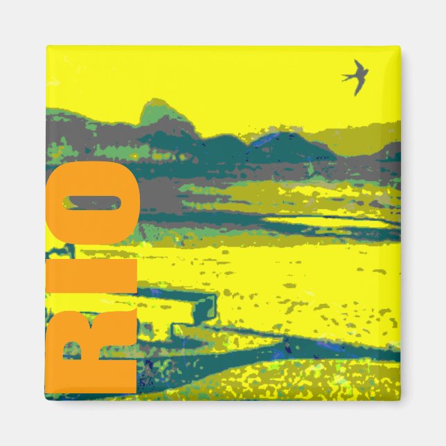 RIO Copacabana landscape Magnet (Front)