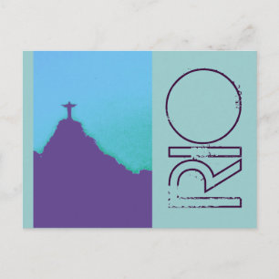Rio Corcovado Cristo Postcard