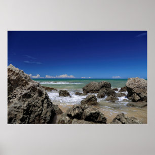 Rio Da Barra Beach Trancoso, Bahia State, Poster