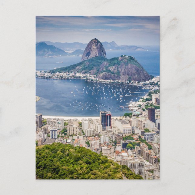 Rio de Janeiro aerial view Postcard (Front)