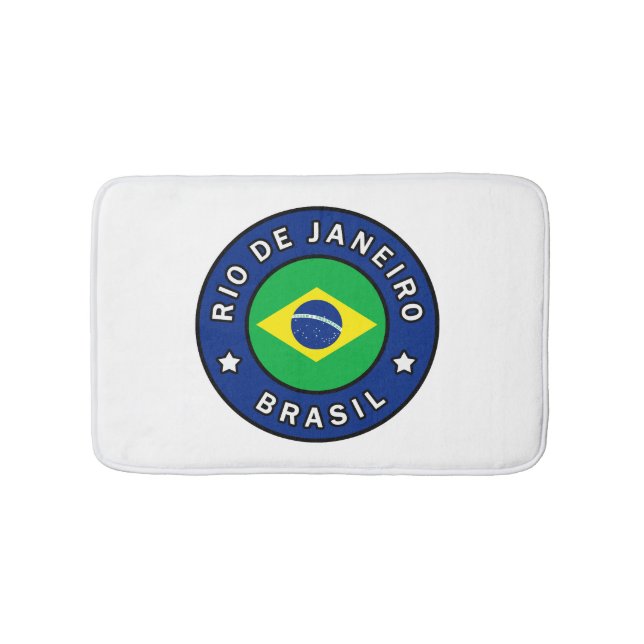 Rio de Janeiro Brasil Bath Mat (Front)