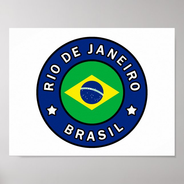 Rio de Janeiro Brasil Poster (Front)