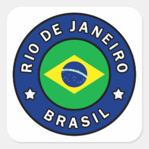 Rio de Janeiro Brasil Square Sticker