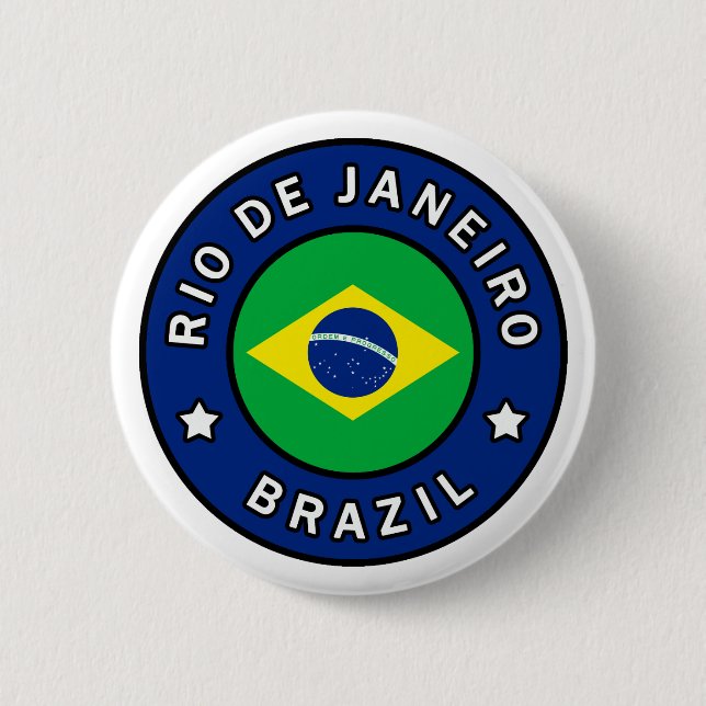 Rio de Janeiro Brazil 6 Cm Round Badge (Front)