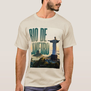Rio de Janeiro Brazil Beaches & Mountain Horizons T-Shirt