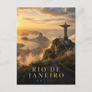 Rio de Janeiro Brazil Christ the Redeemer REALMS Postcard