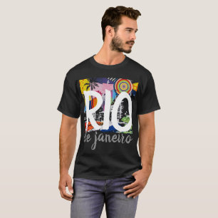 Rio de Janeiro Brazil Cool Graffiti Mural Shirt, 2 T-Shirt