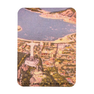 Rio de Janeiro, Brazil (Cristo Redentor) Art Deco Magnet