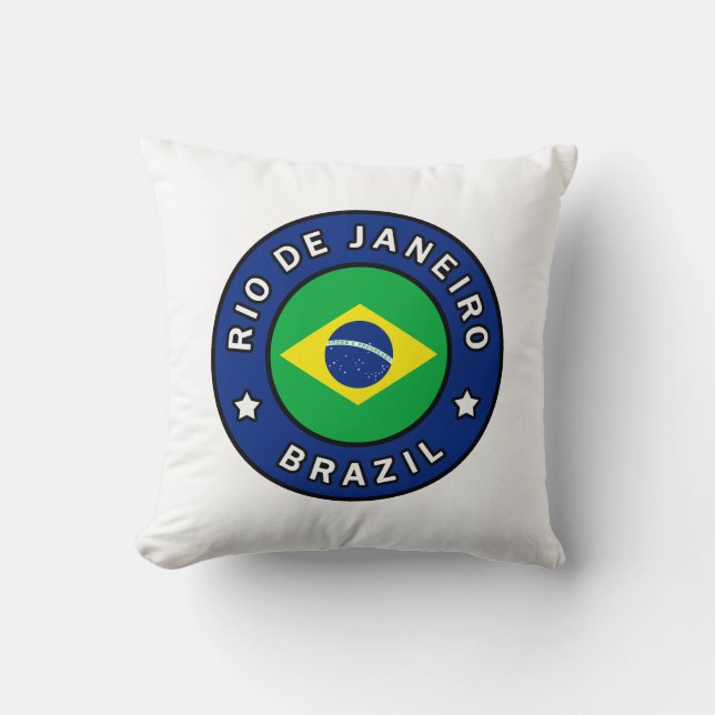Rio de Janeiro Brazil Cushion (Front)